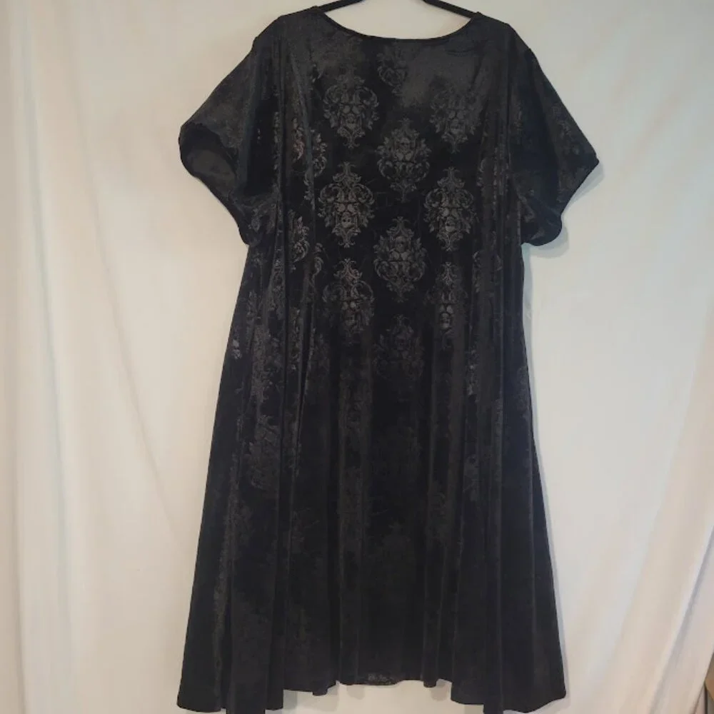 Torrid A-line Goth dress Size 5x Plus Host Pick - Picture 2 of 7